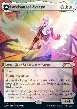 Archangel Avacyn / Avacyn, the Purifier (V.1) - Secret Lair Commander Deck: From Cute to Brute (Mythic) [SLCFCB-1156]