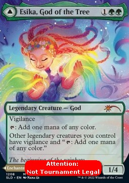Esika, God of the Tree // The Prismatic Bridge (V.2) - Secret Lair Commander Deck: From Cute to Brute (Mythic) [SLCFCB-1208]