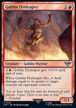 Goblin Fireleaper⁣ - The Lord of the Rings: Tales of Middle-earth⁣ (Uncommon)⁣ [133]