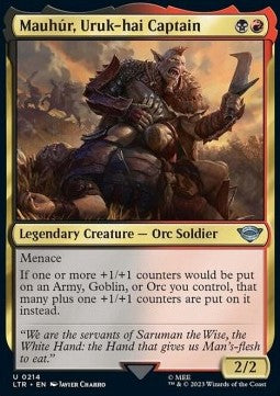 Mauhúr, Uruk-hai Captain⁣ - The Lord of the Rings: Tales of Middle-earth⁣ (Uncommon)⁣ [214]