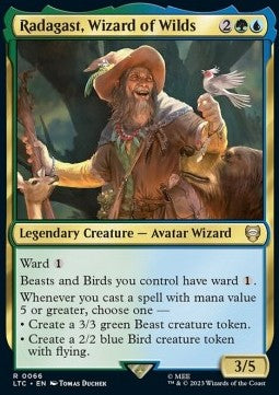 Radagast, Wizard of Wilds⁣ - Commander: The Lord of the Rings: Tales of Middle-earth⁣ (Rare)⁣ [66]