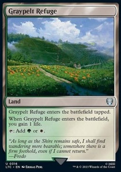 Graypelt Refuge⁣ - Commander: The Lord of the Rings: Tales of Middle-earth⁣ (Uncommon)⁣ [316]