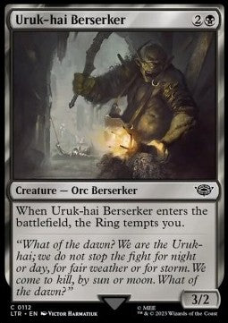 Uruk-hai Berserker⁣ - The Lord of the Rings: Tales of Middle-earth⁣ (Common)⁣ [112]
