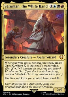 Saruman, the White Hand⁣ - Commander: The Lord of the Rings: Tales of Middle-earth⁣ (Mythic)⁣ [8]