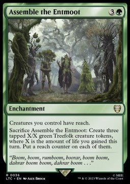 Assemble the Entmoot⁣ - Commander: The Lord of the Rings: Tales of Middle-earth⁣ (Rare)⁣ [36]