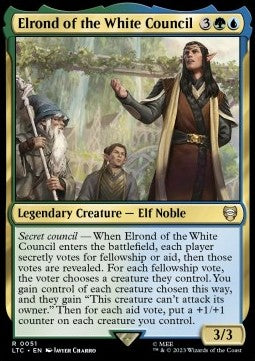 Elrond of the White Council⁣ - Commander: The Lord of the Rings: Tales of Middle-earth⁣ (Rare)⁣ [51]