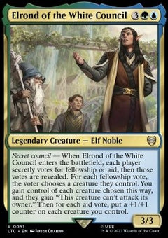 Elrond of the White Council⁣ - Commander: The Lord of the Rings: Tales of Middle-earth⁣ (Rare)⁣ [51]
