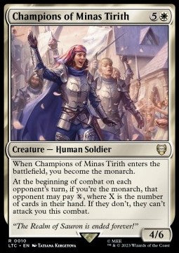 Champions of Minas Tirith⁣ - Commander: The Lord of the Rings: Tales of Middle-earth⁣ (Rare)⁣ [10]