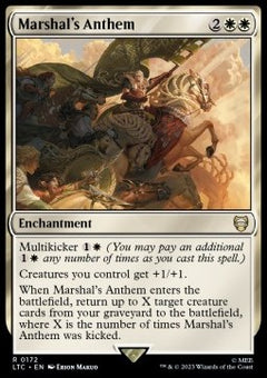 Marshal's Anthem⁣ - Commander: The Lord of the Rings: Tales of Middle-earth⁣ (Rare)⁣ [172]