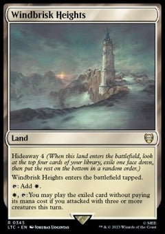Windbrisk Heights⁣ - Commander: The Lord of the Rings: Tales of Middle-earth⁣ (Rare)⁣ [345]