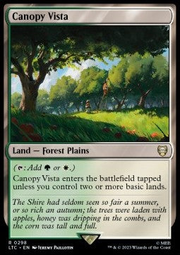 Canopy Vista⁣ - Commander: The Lord of the Rings: Tales of Middle-earth⁣ (Rare)⁣ [298]