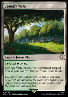 Canopy Vista⁣ - Commander: The Lord of the Rings: Tales of Middle-earth⁣ (Rare)⁣ [298]