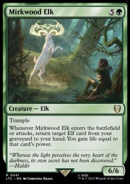 Mirkwood Elk⁣ - Commander: The Lord of the Rings: Tales of Middle-earth⁣ (Rare)⁣ [41]