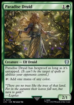 Paradise Druid⁣ - Commander: The Lord of the Rings: Tales of Middle-earth⁣ (Uncommon)⁣ [255]