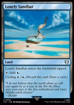 Lonely Sandbar⁣ - Commander: The Lord of the Rings: Tales of Middle-earth⁣ (Uncommon)⁣ [319]