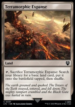 Terramorphic Expanse⁣ - Commander: The Lord of the Rings: Tales of Middle-earth⁣ (Common)⁣ [337]