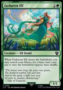 Farhaven Elf⁣ - Commander: The Lord of the Rings: Tales of Middle-earth⁣ (Common)⁣ [243]