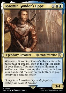 Boromir, Gondor's Hope⁣ - Commander: The Lord of the Rings: Tales of Middle-earth⁣ (Rare)⁣ [49]