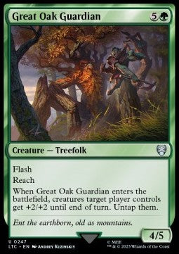 Great Oak Guardian⁣ - Commander: The Lord of the Rings: Tales of Middle-earth⁣ (Uncommon)⁣ [247]