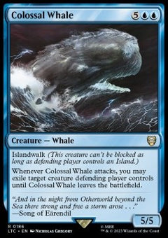 Colossal Whale⁣ - Commander: The Lord of the Rings: Tales of Middle-earth⁣ (Rare)⁣ [186]