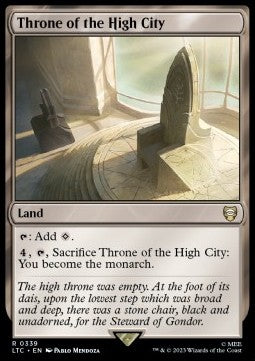 Throne of the High City⁣ - Commander: The Lord of the Rings: Tales of Middle-earth⁣ (Rare)⁣ [339]