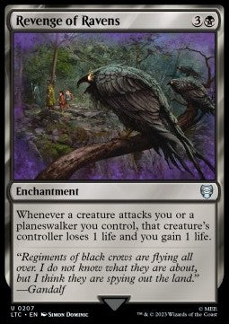 Revenge of Ravens⁣ - Commander: The Lord of the Rings: Tales of Middle-earth⁣ (Uncommon)⁣ [207]