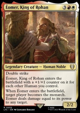 Éomer, King of Rohan⁣ - Commander: The Lord of the Rings: Tales of Middle-earth⁣ (Rare)⁣ [52]