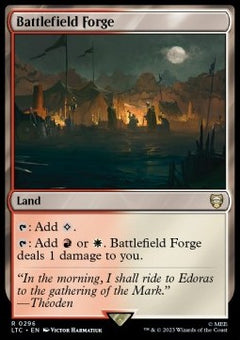 Battlefield Forge⁣ - Commander: The Lord of the Rings: Tales of Middle-earth⁣ (Rare)⁣ [296]