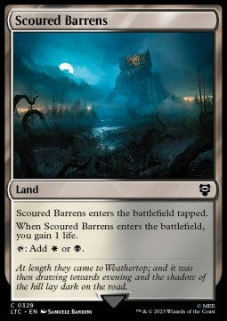 Scoured Barrens⁣ - Commander: The Lord of the Rings: Tales of Middle-earth⁣ (Common)⁣ [329]