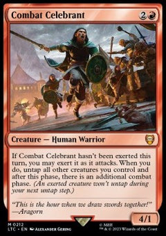 Combat Celebrant⁣ - Commander: The Lord of the Rings: Tales of Middle-earth⁣ (Mythic)⁣ [212]