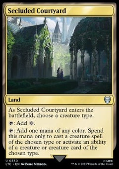 Secluded Courtyard⁣ - Commander: The Lord of the Rings: Tales of Middle-earth⁣ (Uncommon)⁣ [330]