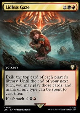 Lidless Gaze⁣ - Commander: The Lord of the Rings: Tales of Middle-earth: Extras⁣ (Rare)⁣ [141]