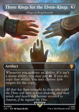 Rings of Brighthearth (V.1)⁣ - Commander: The Lord of the Rings: Tales of Middle-earth: Extras⁣ (Mythic)⁣ [352]