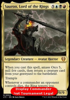 Sauron, Lord of the Rings (V.2)⁣ - Commander: The Lord of the Rings: Tales of Middle-earth: Extras⁣ (Mythic)⁣ [4]