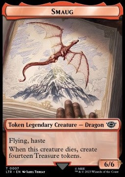 Smaug Token (Red 6/6)⁣ - The Lord of the Rings: Tales of Middle-earth: Extras⁣ (Token)⁣ [T07]