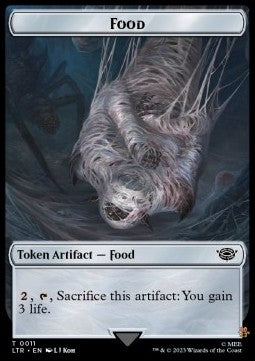 Food Token // Wraith Token (B 3/3)⁣ - Commander: The Lord of the Rings: Tales of Middle-earth: Extras⁣ (Token)⁣ [T 11/7]