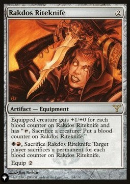 Rakdos Riteknife⁣ - The List⁣ (Rare)⁣ [164]
