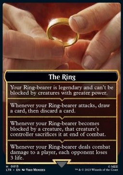 The Ring // The Ring Tempts You⁣ - The Lord of the Rings: Tales of Middle-earth: Extras⁣ (Token)⁣ [H13]