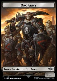 Orc Army Token (B 0/0) // Food Token (V.6)⁣ - The Lord of the Rings: Tales of Middle-earth: Extras⁣ (Token)⁣ [T 6/11]