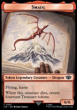 Smaug Token (R 6/6) // Food Token (V.2)⁣ - The Lord of the Rings: Tales of Middle-earth: Extras⁣ (Token)⁣ [T 7/10]