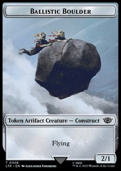 Ballistic Boulder Token (A 2/1) // Food Token (V.1)⁣ - The Lord of the Rings: Tales of Middle-earth: Extras⁣ (Token)⁣ [T 8/9]