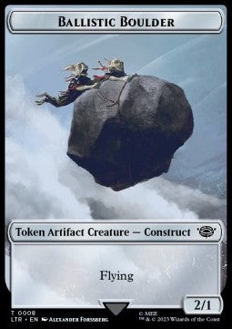 Ballistic Boulder Token (A 2/1) // Food Token (V.3)⁣ - The Lord of the Rings: Tales of Middle-earth: Extras⁣ (Token)⁣ [T 8/11]