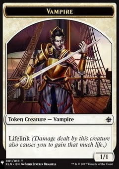 Vampire Token (W 1/1 Lifelink) // Wolf Token (G 2/2)⁣ - Secret Lair Commander Deck: From Cute to Brute⁣ (Token)⁣ [T 1/13]