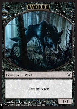 Wolf Token (B 1/1) // Cat Token (G 2/2)⁣ - Secret Lair Commander Deck: From Cute to Brute⁣ (Token)⁣ [T 6/11]