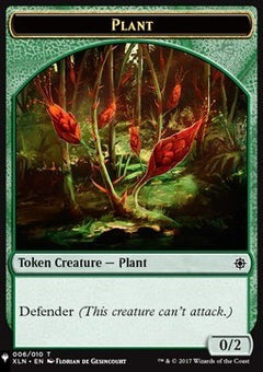 Plant Token (G 0/2) // Chandra, Roaring Flame Emblem⁣ - Secret Lair Commander Deck: From Cute to Brute⁣ (Token)⁣ [T 6/14]