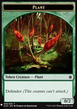 Plant Token (G 0/2) // Chandra, Roaring Flame Emblem⁣ - Secret Lair Commander Deck: From Cute to Brute⁣ (Token)⁣ [T 6/14]
