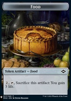 Food Token // Golem Token (A 3/3 Vigilance)⁣ - Secret Lair Commander Deck: From Cute to Brute⁣ (Token)⁣ [T 17/27]
