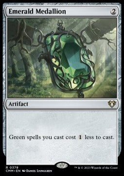 Emerald Medallion⁣ - Commander Masters⁣ (Rare)⁣ [379]