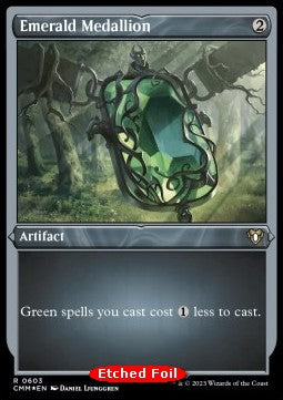 Emerald Medallion⁣ - Commander Masters: Extras⁣ (Rare)⁣ [603]