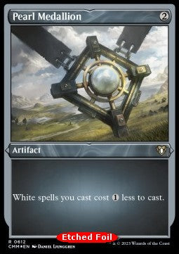 Pearl Medallion⁣ - Commander Masters: Extras⁣ (Rare)⁣ [612]